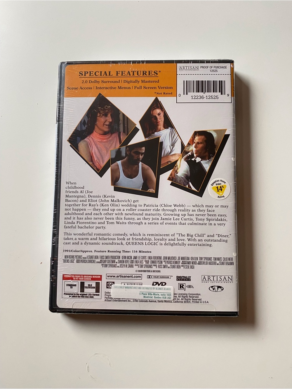 Queens Logic (DVD, 1991) New Sealed - Picture 3 of 3